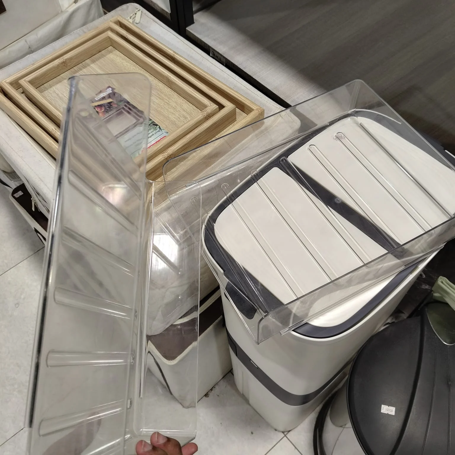 Clear Plastic Bathroom Shelf Organizer – photo 4
