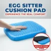 Egg Sitter Gel Seat Cushion – Silicone Pressure Relief Pad