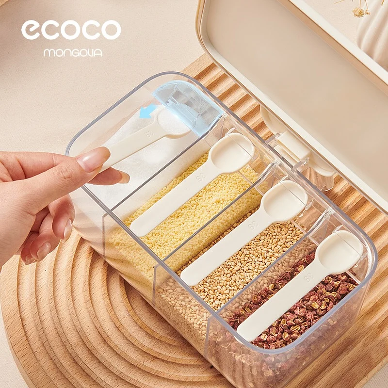 4-in-1 Seasoning Storage Box with Spoons – photo 2