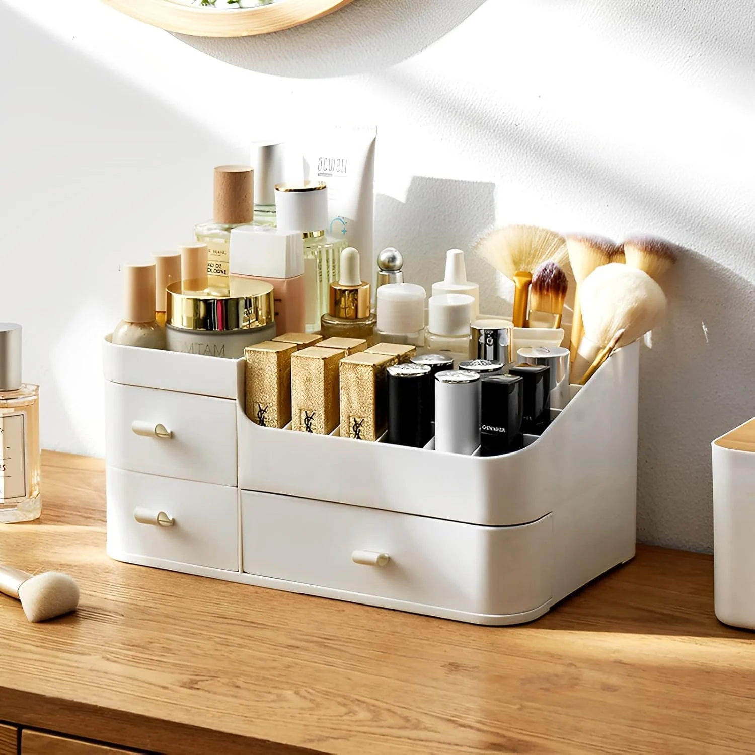 Stackable Cosmetic Organizer Shelf Drawer - photo 4