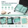 8-in-1 Travel Organizer Pouch Set – Packing Cubes – photo 1