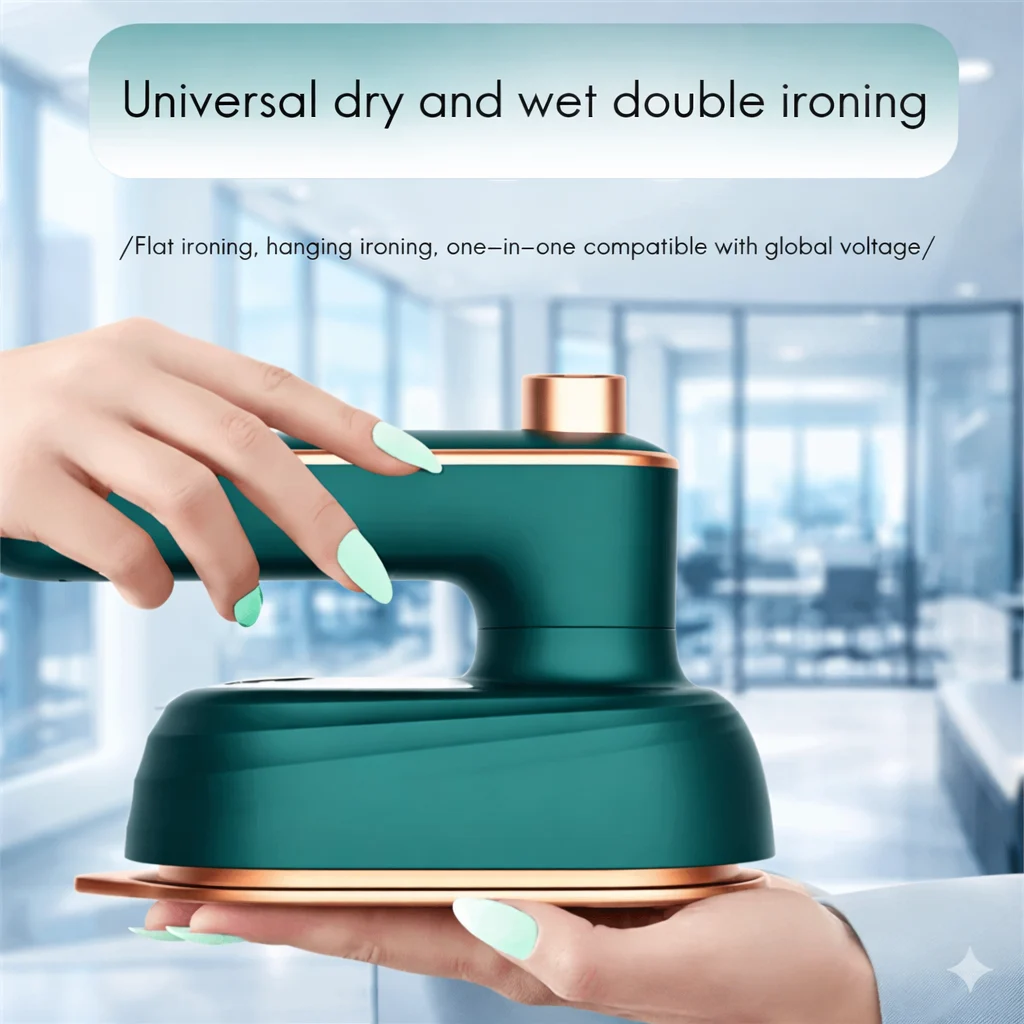 Mini Handheld Steam Iron – Portable Travel Iron for Clothes - photo 3