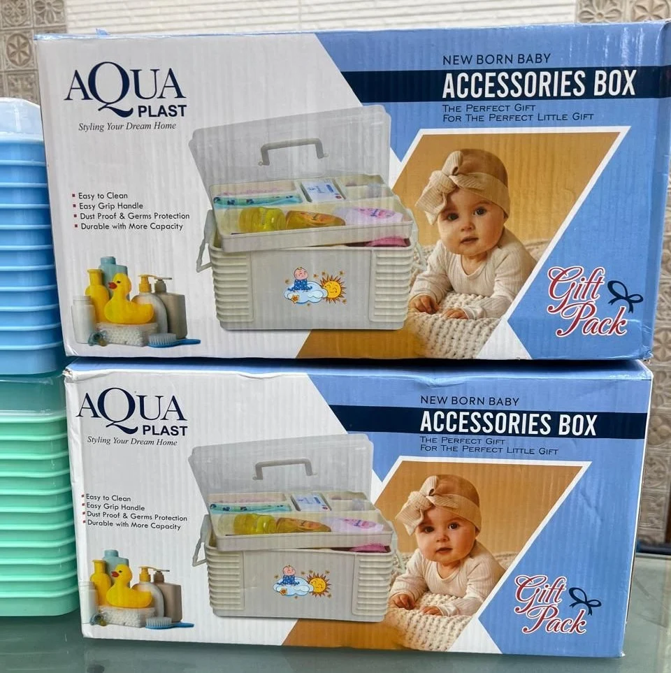 Portable Baby Care Storage Box – Nursery Organizer for Baby Essentials - photo 6