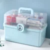 Extra-Large Multi-Layer Storage and Medicine Box with Lock