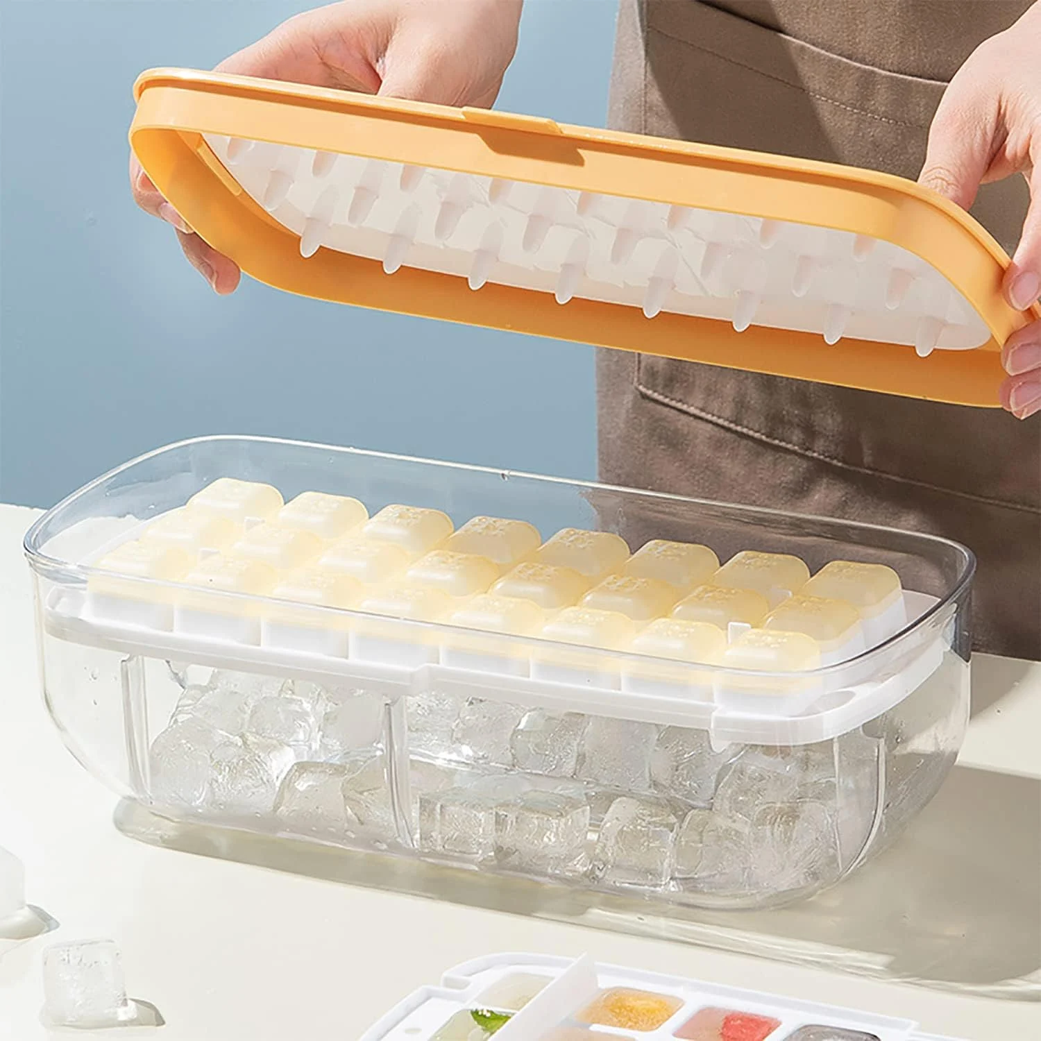 Ice Cube Tray with Press-to-Release Box - photo 3