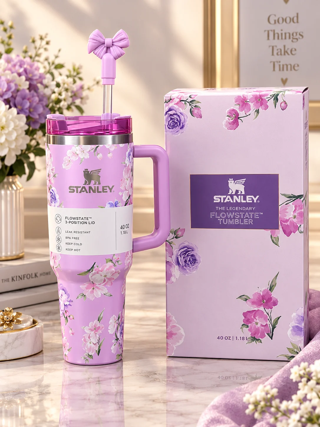 Stanley 40oz (1200ml) Stainless Steel Tumbler - Lavender - photo 1