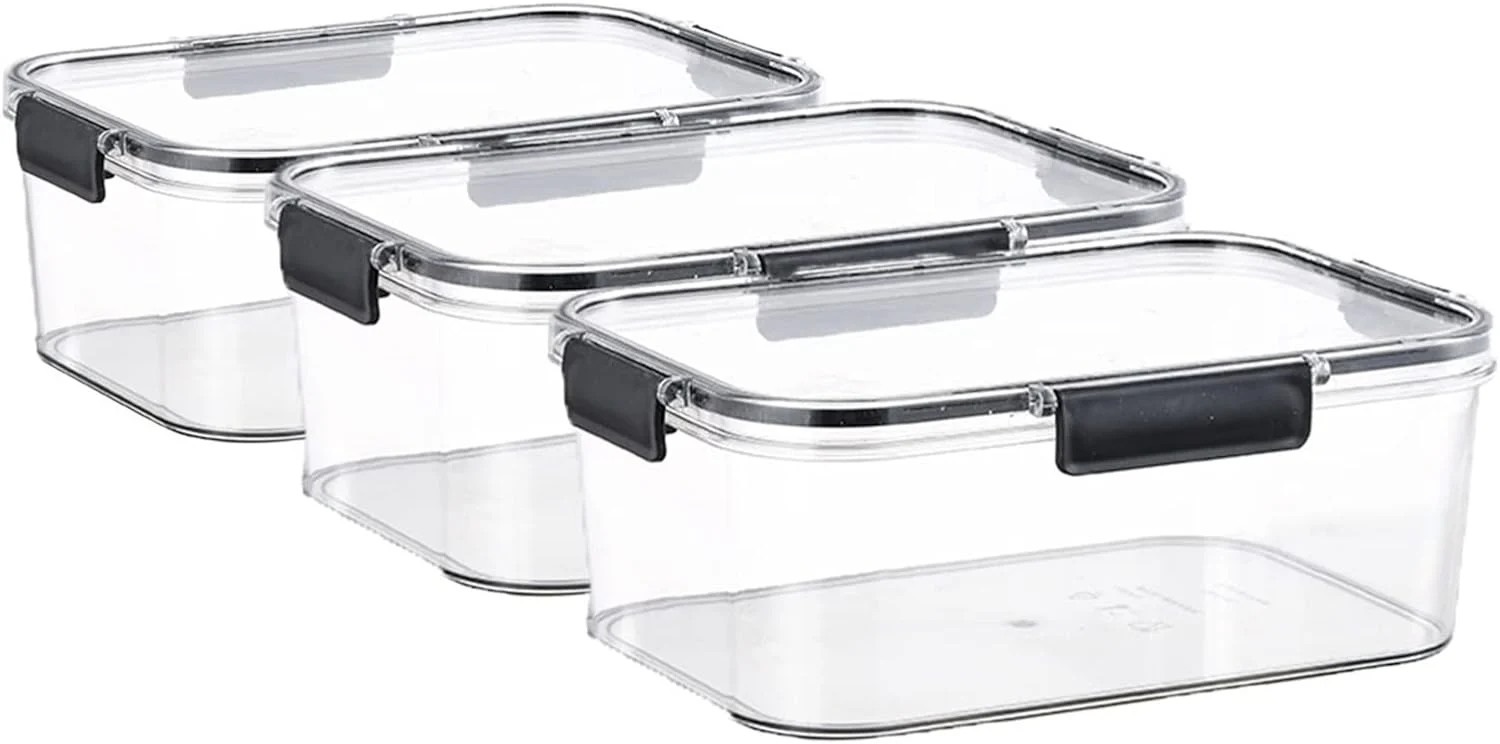 Acrylic Storage Box Set – 3 Piece Clear Organiser – photo 5