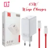OnePlus 65W Warp Charge Adapter with USB-C Cable - photo 1