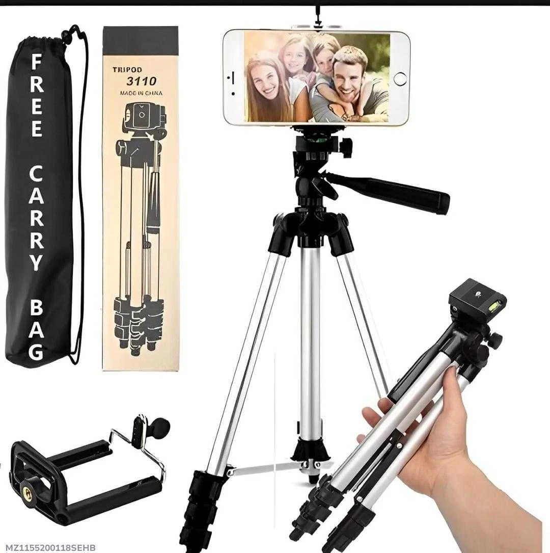 3.5 ft Tripod Stand for Mobile & Camera with Carrying Bag - photo 2