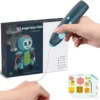 3D Printing Pen for Kids – Low-Heat Rechargeable 3D Drawing Pen with Filaments