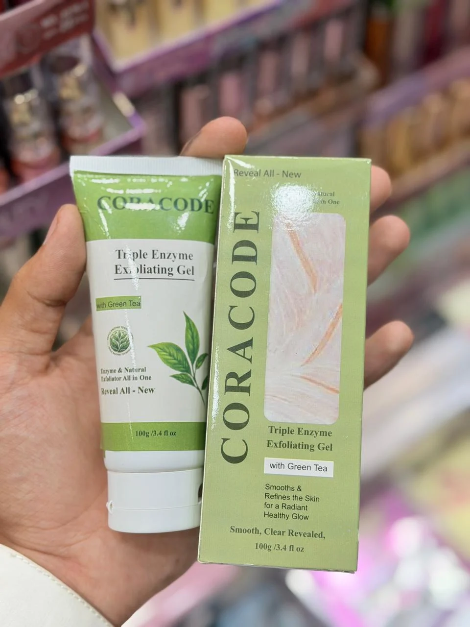 Coracode Triple Enzyme Exfoliating Gel with Green Tea (100g) - photo 6