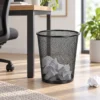 Mesh Waste Paper Basket – Medium Size Dustbin for Home and Office