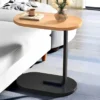 Modern C-Shape Side Table – Laptop & Coffee Table for Sofa and Bed