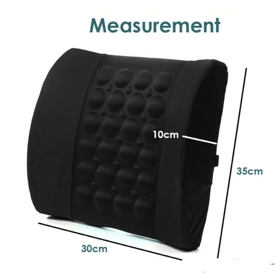 Car Seat Lumbar Support Cushion – Back Support Pillow for Driving - photo 2