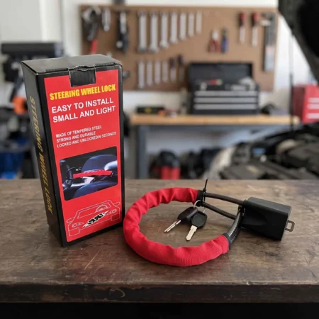 Universal Steering Wheel Lock – Anti-Theft Car Security Lock